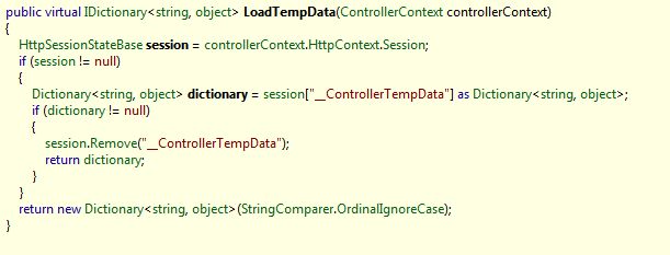 LoadTempData method definition